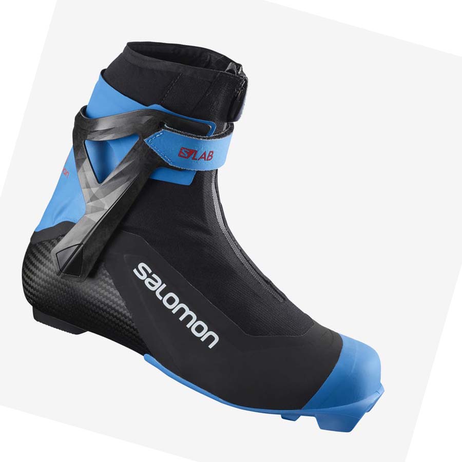 Salomon S/LAB CARBON SKATE PROLINK Síbakancs Férfi Fekete Kék | HU 2742AHK